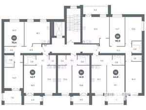 Студия квартира, вторичка, 90м2, 3/9 этаж