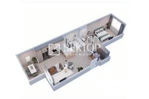 2-к квартира, вторичка, 64м2, 2/6 этаж