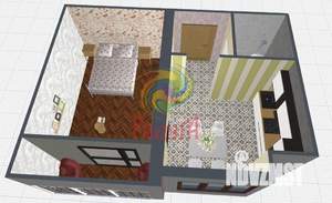 1-к квартира, вторичка, 42м2, 9/15 этаж