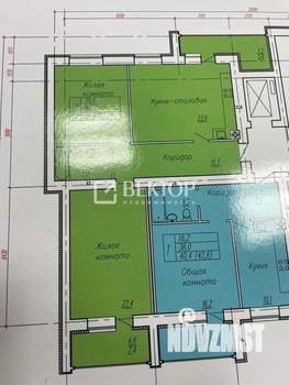 2-к квартира, вторичка, 88м2, 2/7 этаж