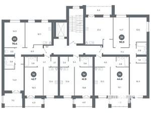 Студия квартира, вторичка, 90м2, 9/9 этаж