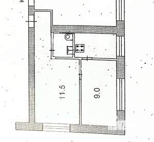 2-к квартира, вторичка, 31м2, 2/3 этаж