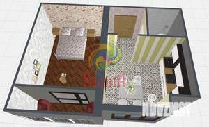 1-к квартира, вторичка, 42м2, 5/15 этаж