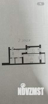 1-к квартира, вторичка, 55м2, 2/10 этаж