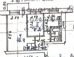 2-к квартира, вторичка, 41м2, 3/5 этаж