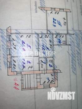 3-к квартира, вторичка, 89м2, 1/2 этаж
