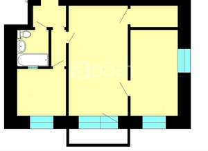 2-к квартира, вторичка, 44м2, 5/5 этаж
