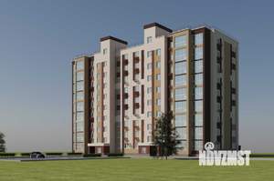 1-к квартира, строящийся дом, 40м2, 4/9 этаж