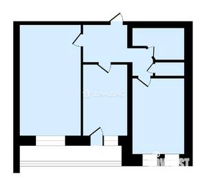 2-к квартира, вторичка, 60м2, 7/8 этаж
