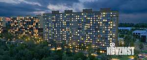 2-к квартира, строящийся дом, 65м2, 12/17 этаж