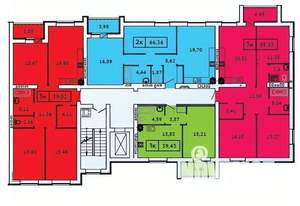 3-к квартира, вторичка, 86м2, 2/9 этаж