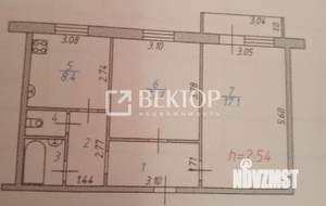2-к квартира, вторичка, 52м2, 9/11 этаж