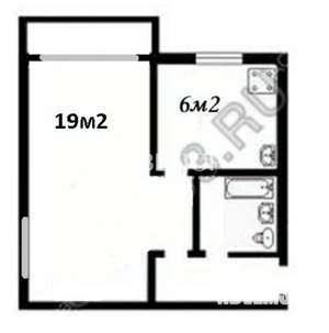 1-к квартира, вторичка, 31м2, 3/5 этаж