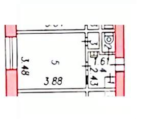 Студия квартира, вторичка, 19м2, 2/5 этаж