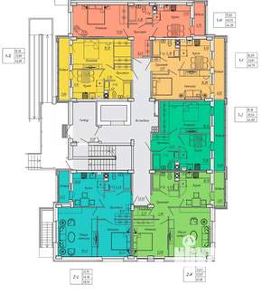 1-к квартира, вторичка, 41м2, 1/9 этаж