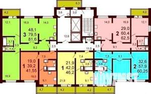 1-к квартира, вторичка, 51м2, 12/17 этаж