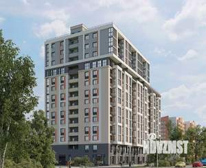1-к квартира, строящийся дом, 46м2, 12/14 этаж