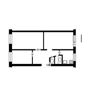 3-к квартира, вторичка, 63м2, 5/5 этаж
