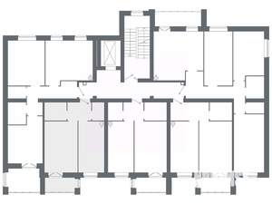 Студия квартира, вторичка, 43м2, 6/9 этаж