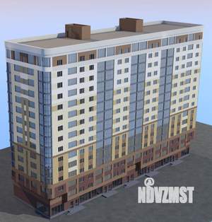 1-к квартира, строящийся дом, 57м2, 11/15 этаж