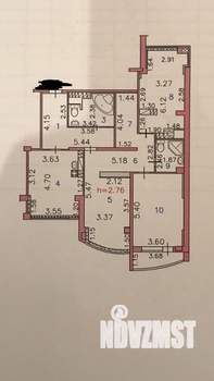 3-к квартира, вторичка, 112м2, 8/10 этаж