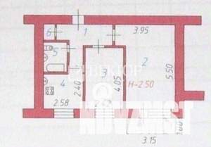 2-к квартира, вторичка, 43м2, 2/10 этаж