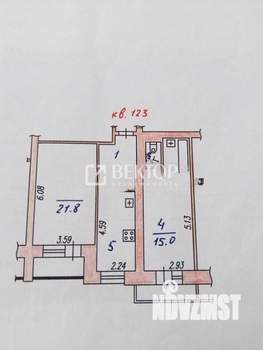 2-к квартира, вторичка, 64м2, 7/10 этаж