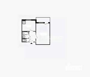 1-к квартира, вторичка, 32м2, 1/5 этаж