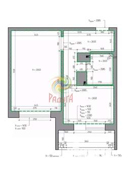 1-к квартира, вторичка, 40м2, 16/17 этаж