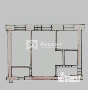 2-к квартира, вторичка, 42м2, 3/5 этаж