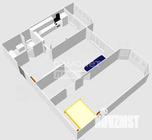 2-к квартира, вторичка, 65м2, 9/10 этаж