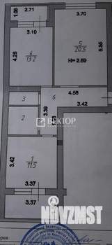2-к квартира, вторичка, 62м2, 2/7 этаж