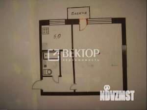 1-к квартира, вторичка, 30м2, 3/3 этаж