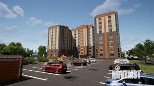1-к квартира, строящийся дом, 40м2, 7/9 этаж