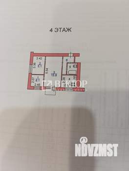 3-к квартира, вторичка, 42м2, 4/5 этаж
