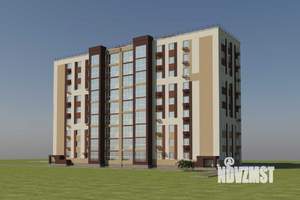 1-к квартира, строящийся дом, 40м2, 9/9 этаж