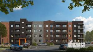1-к квартира, строящийся дом, 24м2, 4/4 этаж