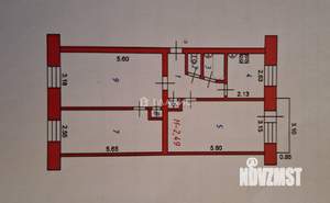 3-к квартира, вторичка, 65м2, 5/5 этаж