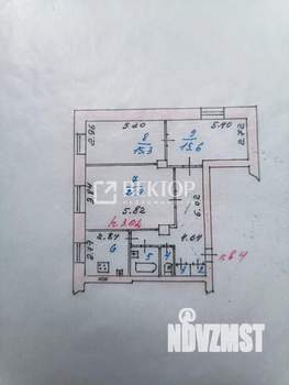 3-к квартира, вторичка, 80м2, 2/4 этаж