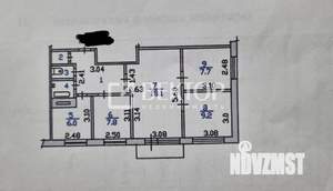 4-к квартира, вторичка, 58м2, 5/5 этаж