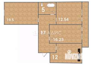 3-к квартира, вторичка, 81м2, 2/10 этаж