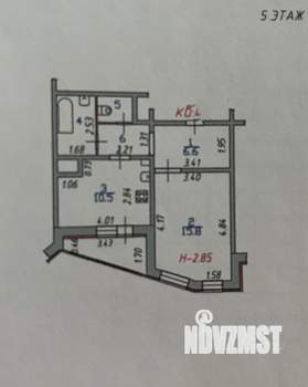 1-к квартира, вторичка, 43м2, 5/18 этаж