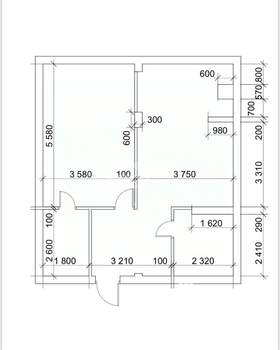 2-к квартира, вторичка, 58м2, 11/20 этаж