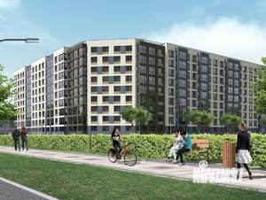 1-к квартира, строящийся дом, 46м2, 4/9 этаж