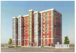 1-к квартира, строящийся дом, 51м2, 1/9 этаж