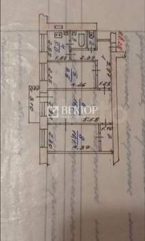 3-к квартира, вторичка, 60м2, 3/5 этаж