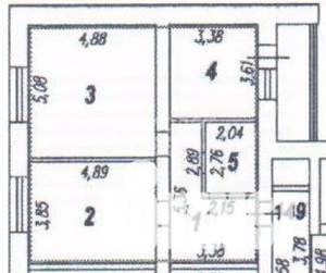 2-к квартира, вторичка, 73м2, 14/14 этаж