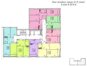 3-к квартира, строящийся дом, 87м2, 12/17 этаж