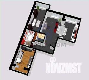 3-к квартира, вторичка, 107м2, 2/5 этаж