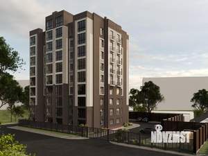 2-к квартира, строящийся дом, 78м2, 2/9 этаж